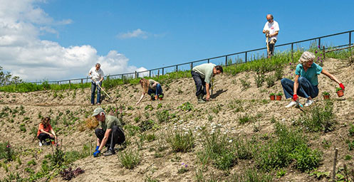 De Wilde Tuin bij het Fort van Hoofddorp is af!