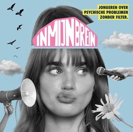 Podcast cover in mijn brein: jongeren over psychische problemen zonder filter