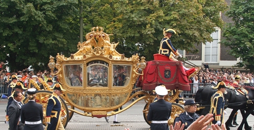 De gouden koets op Prinsjesdag