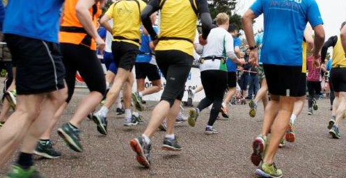 Hardlopen en wandelen
