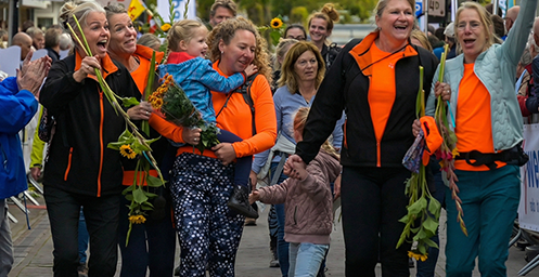 Samen in beweging tijdens de Duin en Bollen Vierdaagse