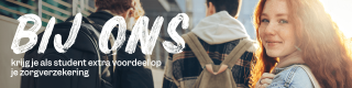 Bij ons krijg je als student extra voordeel op je zorgverzekering